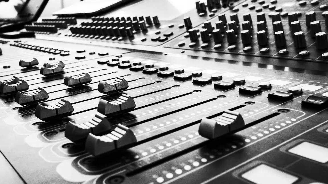 Professional audio mixing equipment